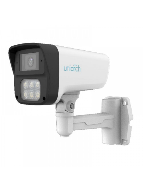 IP камера Uniarch IPC-B213-APF40W, 3Mp, Ultra 265, 4mm, IR50m, White Light 30m, Mic, IP67