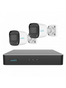 Комплект IP видеонаблюдения Uniarch NVR 4CH + 2 камеры 5 Мп (EXT)