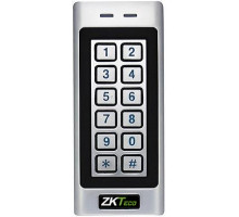 MK-V/MF Cititor de proximitate Mifare autonom cu tastatura p/u o usa. Finisaj: Metal