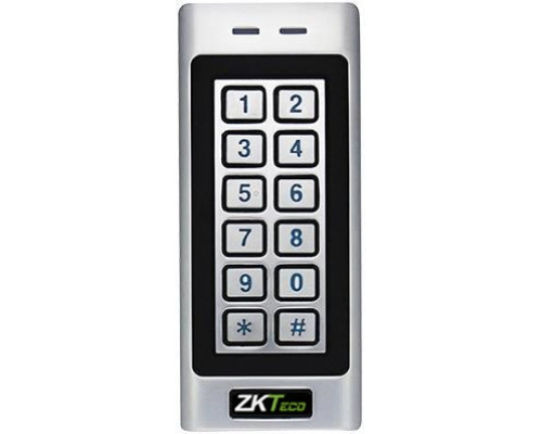 MK-V/MF Cititor de proximitate Mifare autonom cu tastatura p/u o usa. Finisaj: Metal