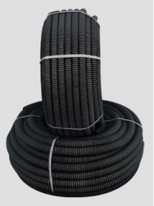 20 Q Tub spiralat negru (INS.14,40mm-EXT.20,00mm) cu sonda de otel (100m)
