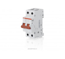 ABB SD202 Рубильник 2P 40A рычаг крас.