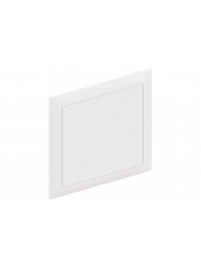 Push-on cover with diagonal support option, RAL 9010