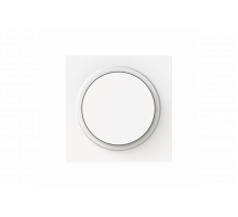 Cover plate None for Dimmer Turn button with Neon lamp studio white matt - Busch-art linear