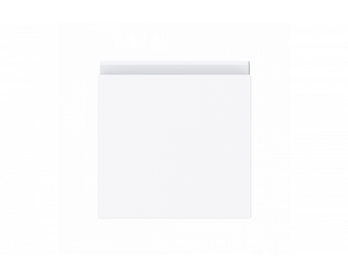 Busch-Jaeger – 2518-WD-44G Intermediate Ring with Hinged Lid for cover plates Busch-Balance® SI 1 gang with Sealing Ring studio white - Busch-art linear