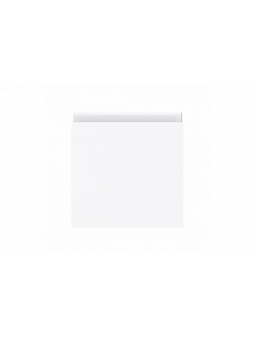 Busch-Jaeger – 2518-WD-44G Intermediate Ring with Hinged Lid for cover plates Busch-Balance® SI 1 gang with Sealing Ring studio white - Busch-art linear