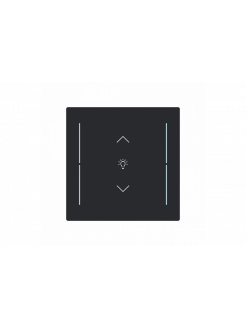 Busch-Jaeger – LFDW/A.1.70.11-45M Cover plate with legend with Symbol "dimming" black matt - Busch-art linear
