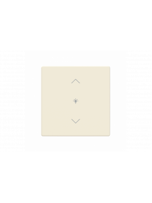 Busch-Jaeger – LFDW/A.1.63.11-82 Cover plate with legend with Symbol "dimming" ivory white - 63x63