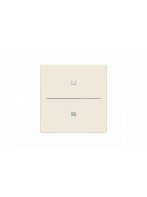 Busch-Jaeger – LFJT/A.2.63.11-82 Cover plate with legend with Symbol "venetian blind" ivory white - 63x63