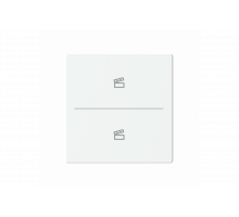 Busch-Jaeger – LFST/A.2.63.11-84 Cover plate with legend with Symbol "scene" studio white - 63x63