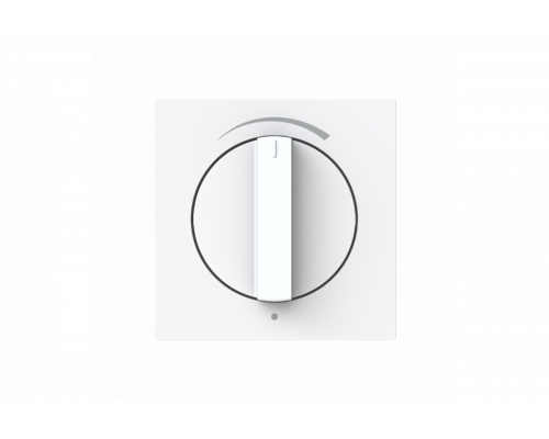 Busch-Jaeger – 1740 DR/03-44G Cover plate with legend Loudspeaker connection Turn button studio white - Busch-art linear