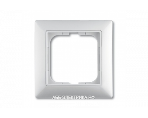Рамка 1-ая (одинарная), цвет Белый, ABB Basic 55