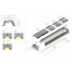 профиль LED DIAGONAL14 F/TY 1000 чёрный анодированный в упаковке