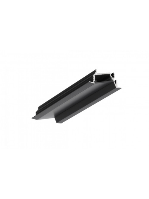 профиль LED DIAGONAL14 F/TY 2000 чёрный анодированный в упаковке