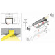 profil LED LINEA-IN20 TRIMLESS EE7F 1000 anod.