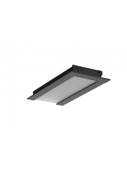 profil LED FLAT8 H/UX 1000 czarny anod. /op