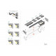 профиль LED CORNER14 EE7F/TY 4050 чёрный анодированный в упаковке