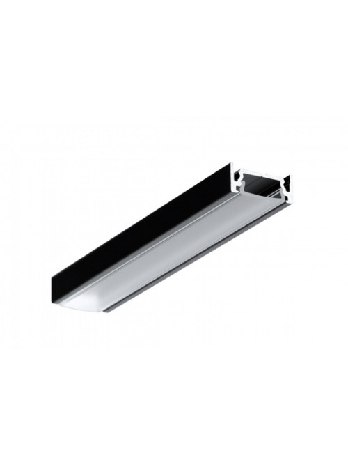 профиль LED SURFACE10.v2 BC/U 4050 чёрный анодированный в упаковке