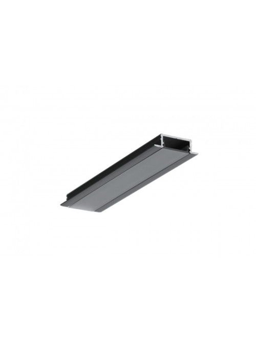 профиль LED GROOVE14.v2 BC3/Y 4050 чёрный анодированный в упаковке