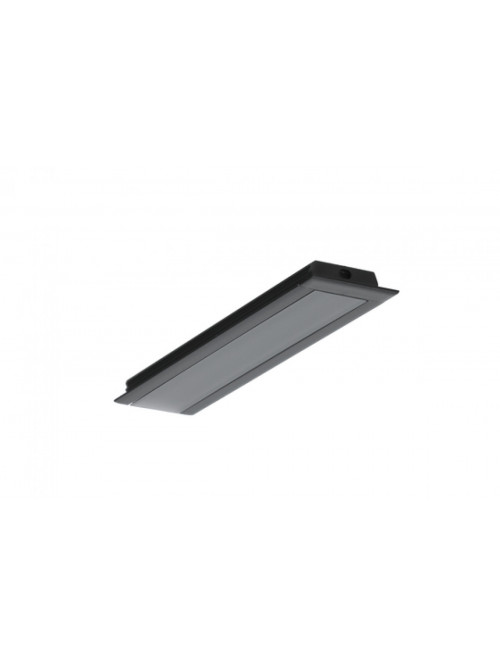 профиль LED GROOVE14.v2 BC3/Y 4050 чёрный анодированный в упаковке