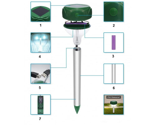 “Mole & Snake repeller” PS-113C