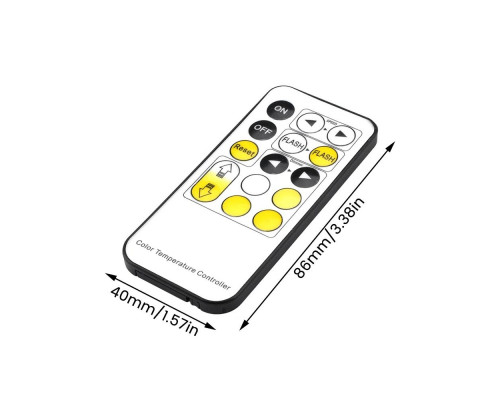 Controler PROLUM SPI; CCT:W+WW; RF; 15 butoane; max: 2048px;