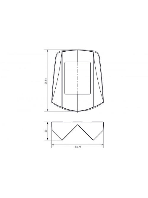 Corner angle theLuxa S BK
