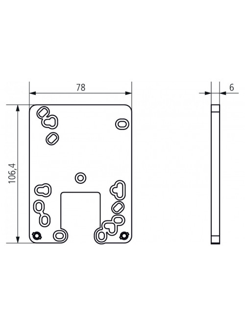Adapter plate LUNA star