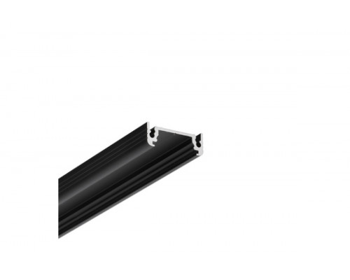 профиль LED SURFACE14 EE7F/TY 3000 чёрный анодированный в упаковке