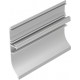 Profil aluminiu plintă Skirt10, alb, lungime 2m