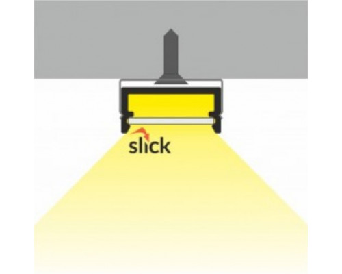 Profil LED aparent BEGTON 12, alb, lungime 2m