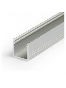 Profil LED aparent SMART 10, aluminiu neanodizat, lungime 2m