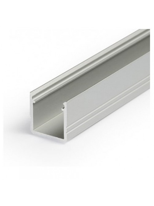 Profil LED aparent SMART 10, aluminiu neanodizat, lungime 2m