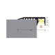 Profil LED de trepte UP-MINI 10, aluminiu anodizat, lungime 2m