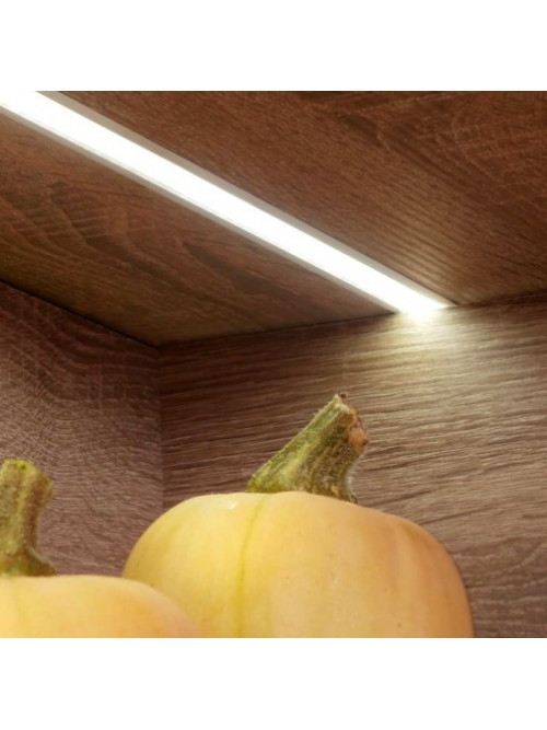 Profil LED încastrat BEGTIN 12, aluminiu neanodizat, lungime 2m
