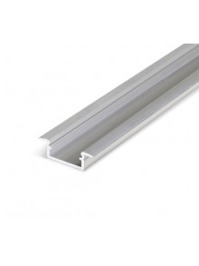 Profil LED încastrat BEGTIN 12, aluminiu neanodizat, lungime 2m