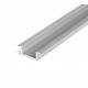 Profil LED încastrat BEGTIN 12, aluminiu neanodizat, lungime 2m