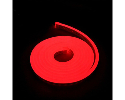 LED neon PROLUM™ 8x16, IP68, 12V, Seria „SF”, Roșu, PRO