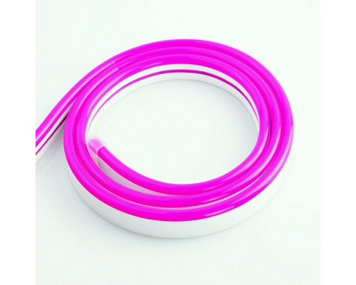 LED neon PROLUM™ 8x16, IP68, 12V, Seria „SF”, Roz, PRO