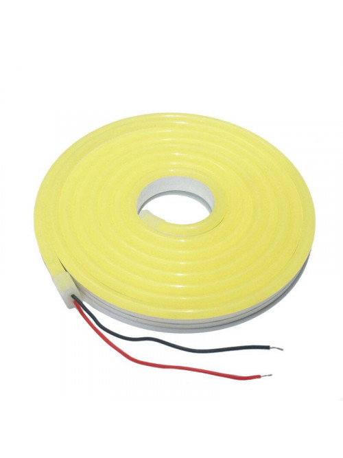 Светодиодный неон PROLUM™ 8x16, IP68, 12V, Series "LF", Лимонно-желтый, PRO