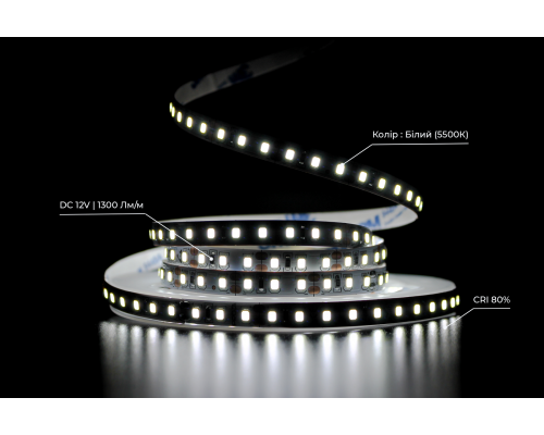 Светодиодная LED лента PROLUM™ 12V; IP20; Series "SG" High Lumen, Белый (5500-6000К)
