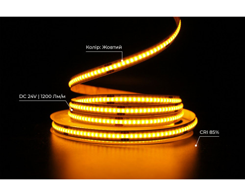 Banda LED PROLUM™ 24V; BUFNIŢĂ; 320; LED; IP20; Seria „PRO”, Galben