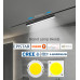 PROIECTOR MAGNETIC LED GRILA 18W 1800LM 48V CHIP OSRAM CRI90 NEGRU MONDO LUCE