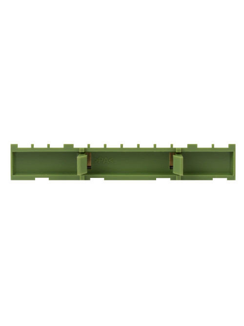 Шина нулевая e.bsi.pro.1.12 на DIN -рейку в изолированном корпусе green (ЗЕЛЕНОГО ЦВЕТА)