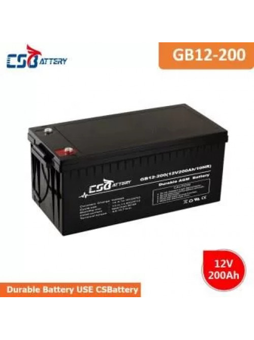 Battery 12V 200Ah Gel Lead Acid