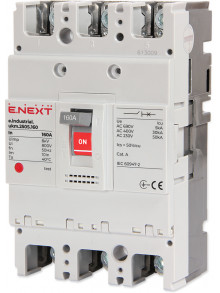 Шкафной автоматический выключатель e.industrial.ukm.250S.160, 3р, 160А