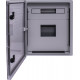 Шкаф ударопрочный из АБС-пластика e.plbox.400.500.175.3f.6m.tr, 400х500х185мм, IP65 с прозрачными дверцами,  панелью под 3 - фазный счетчик и 6 модулей