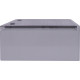 Шкаф ударопрочный из АБС-пластика e.plbox.400.500.175.3f.6m.tr, 400х500х185мм, IP65 с прозрачными дверцами,  панелью под 3 - фазный счетчик и 6 модулей