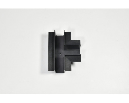 CONECTOR TRACK TAVAN-PERETE 26MM APLICAT 48V MAGNETIC NEGRU MONDO LUCE