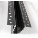 TRACK SINA MAGNETICĂ SLIM 22mm INCASTRATĂ 1M P/U PROIECTOARE MAGNETICE 48V NEGRU